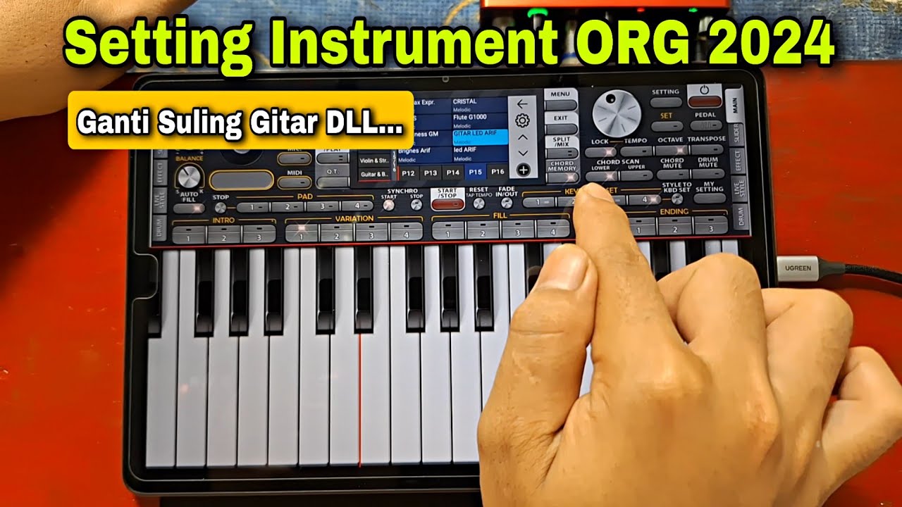 You can choose GUITAR or FLUTE | HOW TO SET 2024 ORG INSTRUMENTS