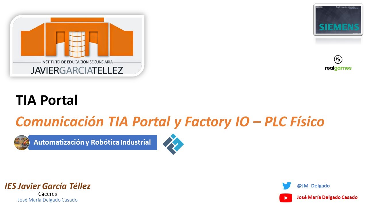 TIA Portal S7-1200 con Factory IO (1)