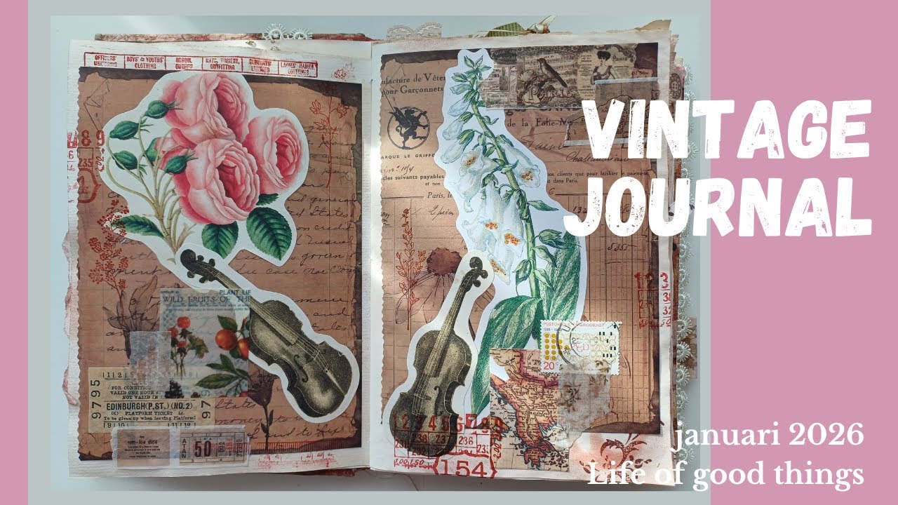 DIY Vintage journal januari 2026