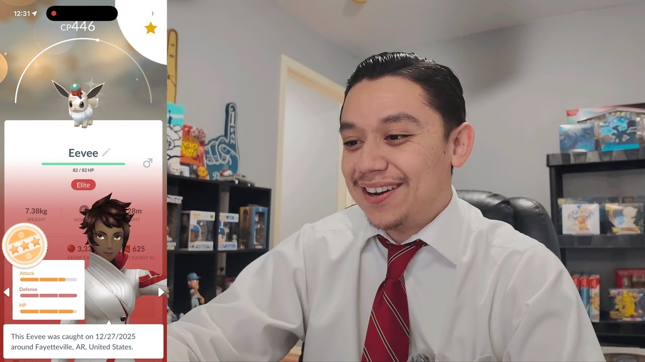 SHINY COSTUME EEVEE! Winter Event (PokemonGo Vlog)