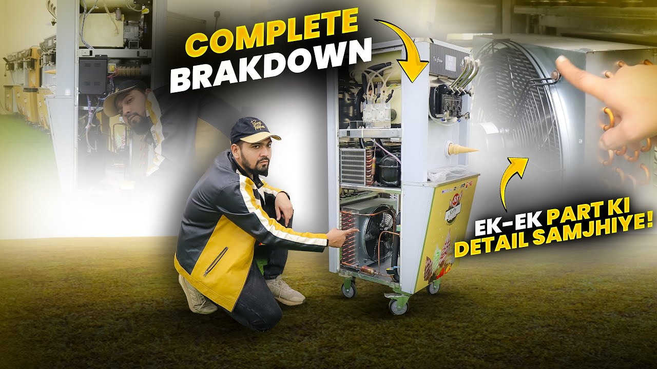 Softy Ice Cream Machine Ke Sabhi Parts Ki Jankari - Step-by-Step Breakdown!