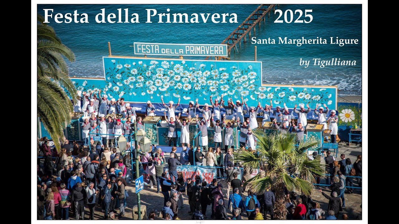 Festa della Primavera 2025 a Santa Margherita Ligure quartiere di Ghiaia