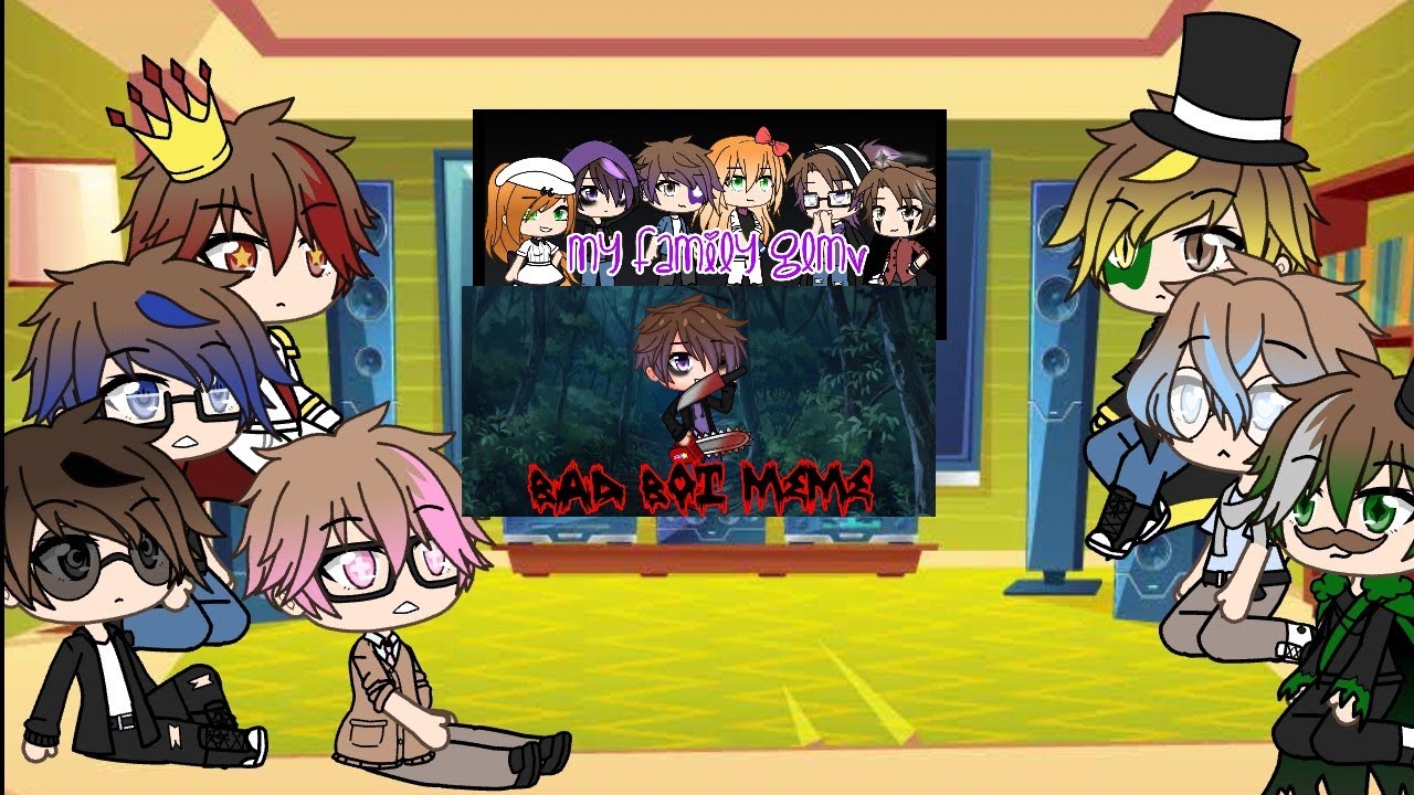 Sander Sides React To My Family GLMV And Bad Boi Meme//Gacha Life//Sander Sides//Part 1/(?)