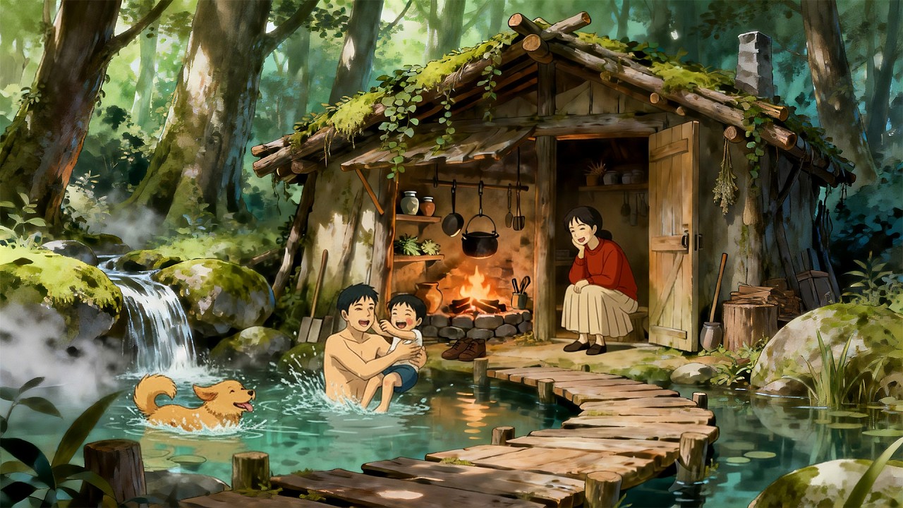 Summer Days in the Countryside | Memories in a Peaceful Village | Cooking ASMR | Ghibli-Style Video