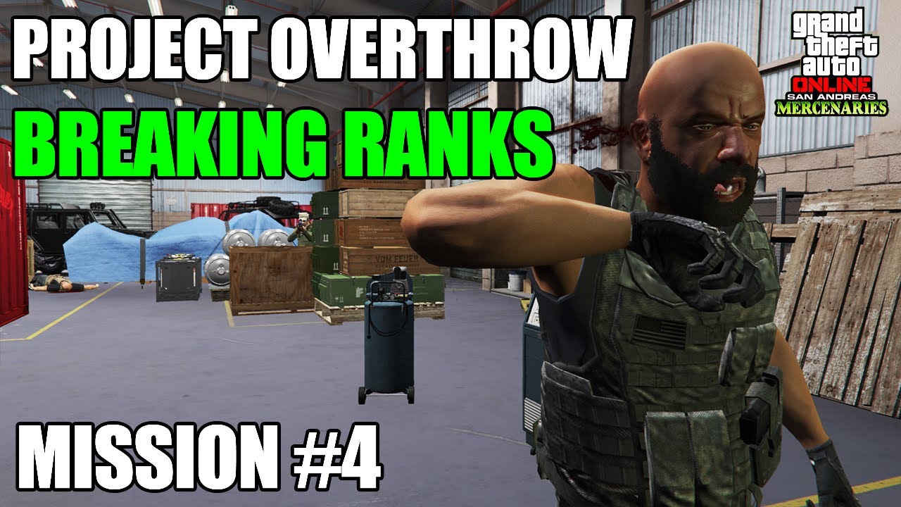 PROJECT OVERTHROW Mission #4: Breaking Ranks Gameplay (HARD) | Stealth | SA Mercenaries DLC