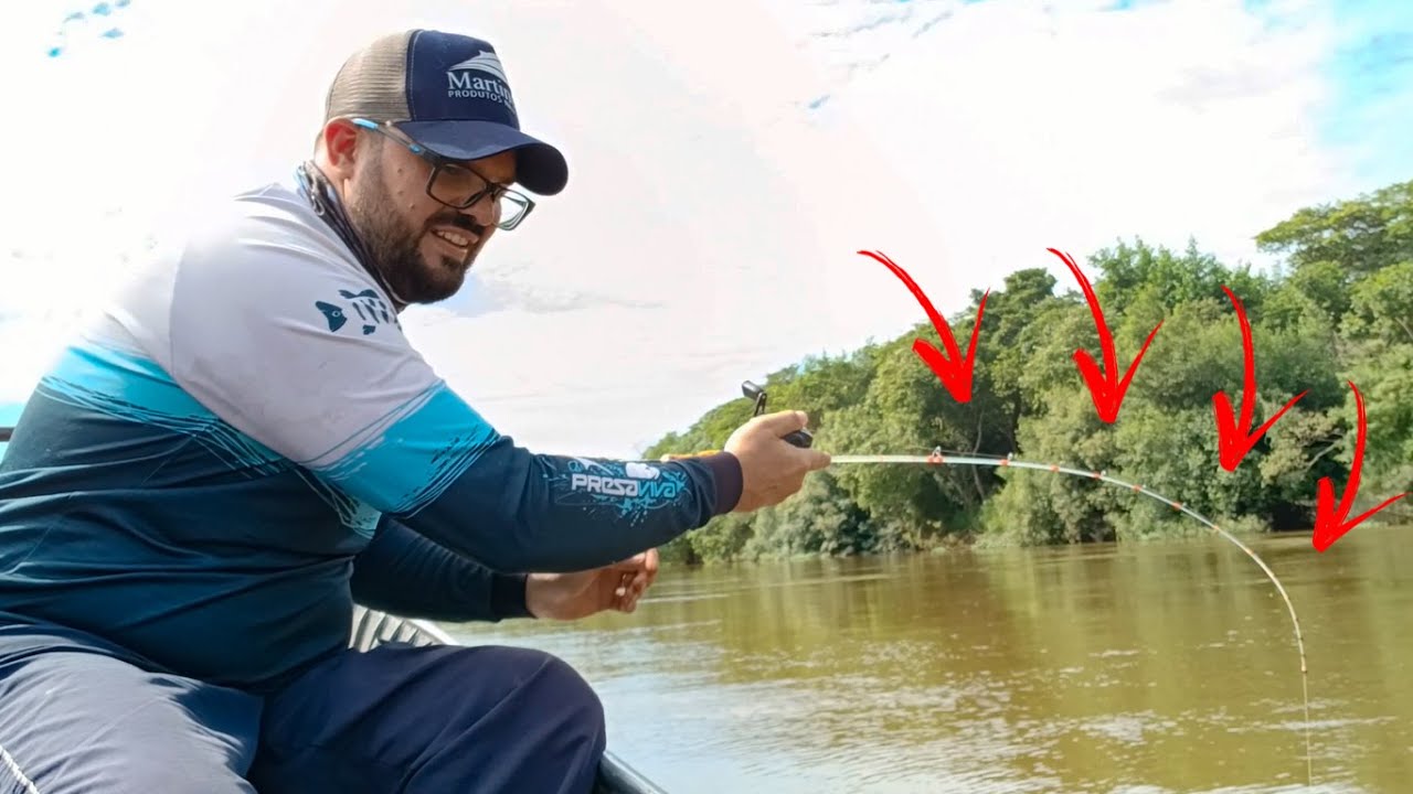 MUITO PEIXE, LOCAL PARA PESCAR NO RIO PARDO, PORTO DE PESCA TIO DÉ