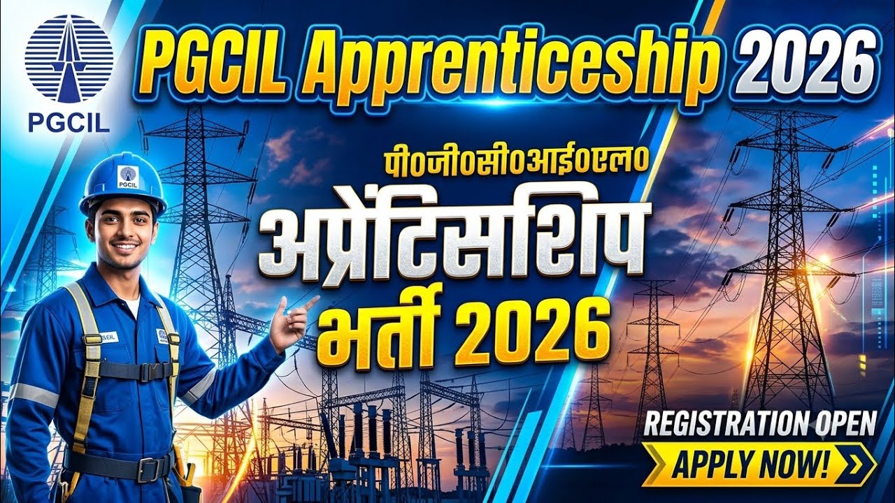 PGCIL Apprenticeship 2026 Notification Out 🔥 | Powergrid Recruitment 2026 | Eligibility, Selection