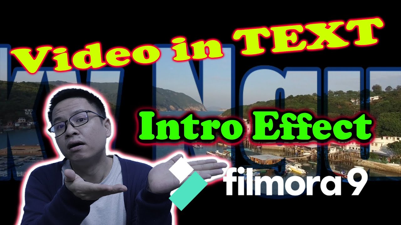 Вступительные эффекты Filmora 9 | Создание видео в текстовом эффекте