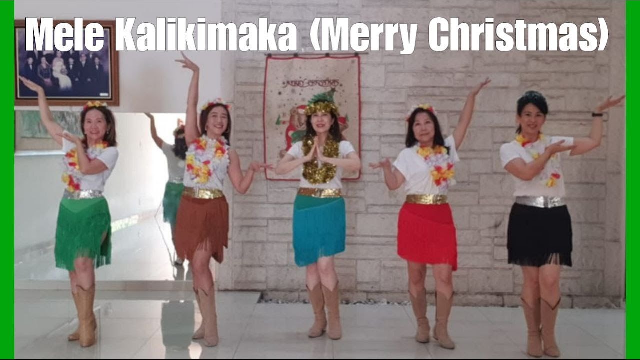 Mele Kalikimaka (Merry Christmas) 1 Wall Line Dance (demo & count)