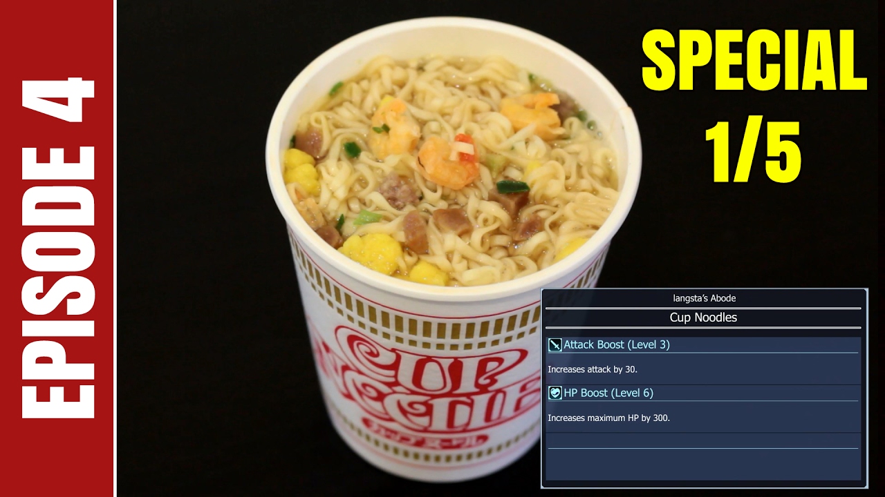 Cooking Final Fantasy XV Cup Noodles Special Part 1/5