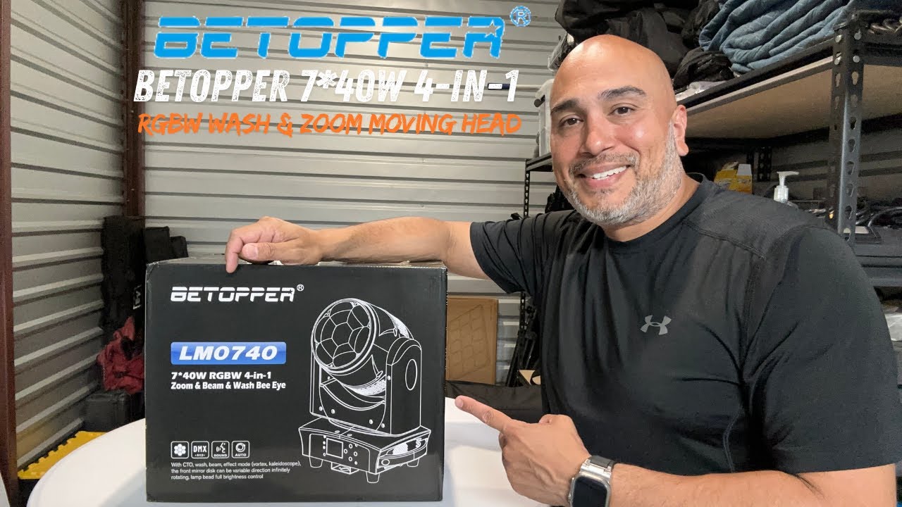 Купите этот свет! Betopper 7*40W 4-в-1 RGBW вращающаяся голова Wash & Zoom! #djlighting