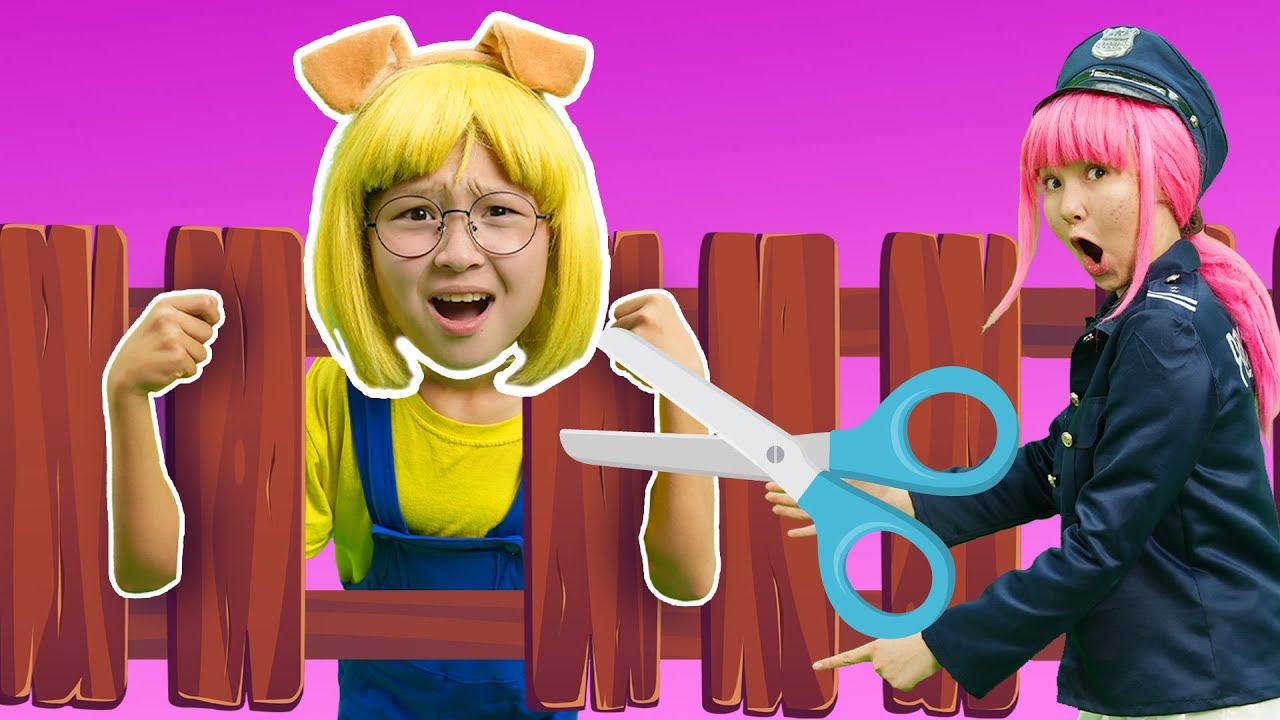 My Head is Stuck - Nosy Pepe + More Nursery Rhymes & Kids Songs | Hahatoons Songs