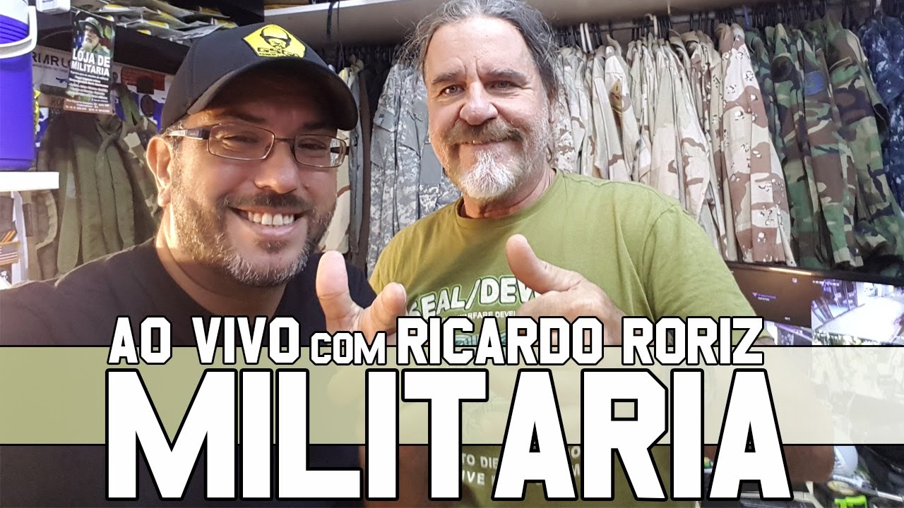 AO VIVO | LOJA DE MILITARIA | RICARDO RORIZ