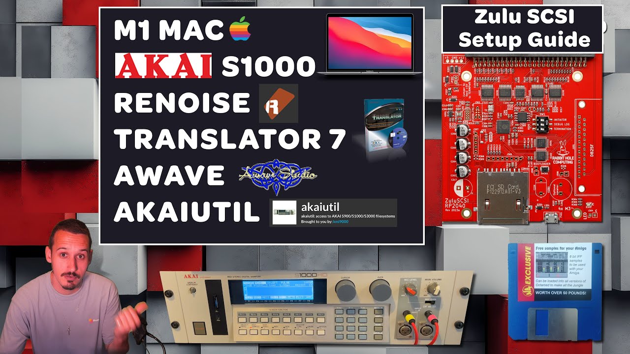 Modern Methods of interfacing with an AKAI S1000/3000/950, Chicken Systems, Awave, Akai Util, M1 Mac