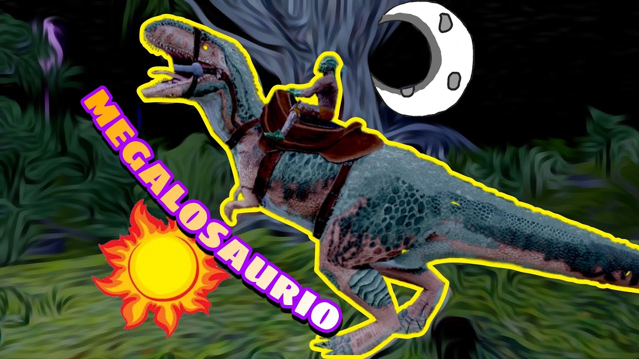 megalosaurio doma y sorprenderte al hacer más daño con el datos q nadie te dice ark mobile