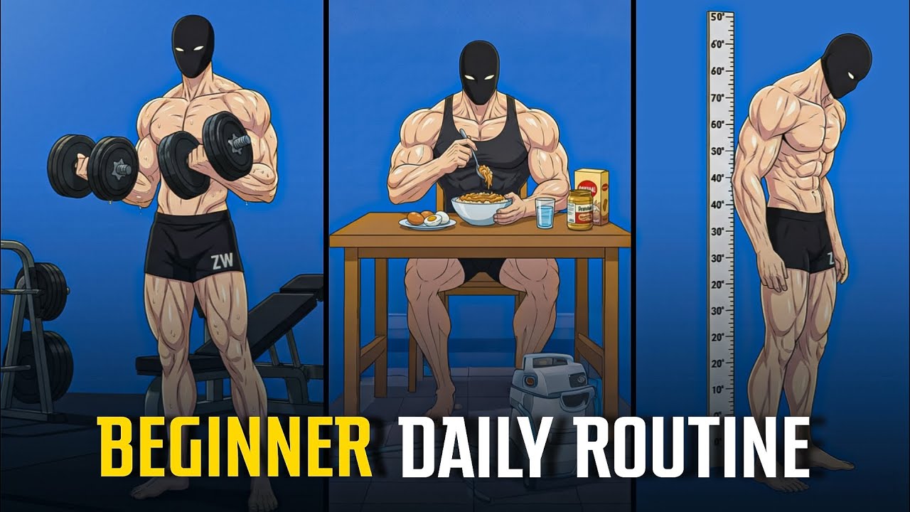 Beginner Body Transformation Blueprint | Workout + Diet Plan + Fat Loss + Muscle Gain (Hindi)