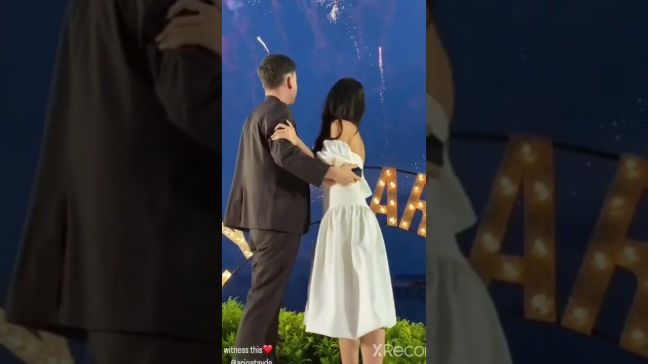 Totoong Proposal Video Ni Arjo Atayde Kay Maine Mendoza || Engagement Video