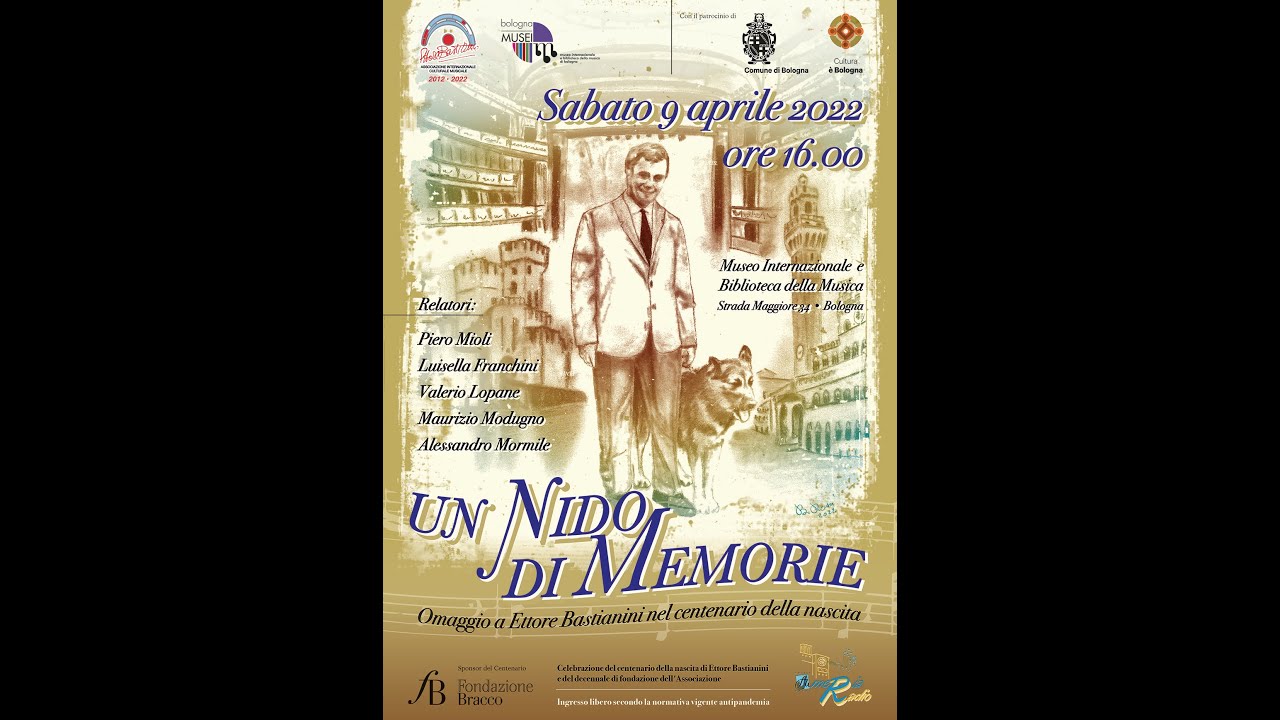 Ettore Bastianini Conferenza del 9 aprile 2022 a Bologna