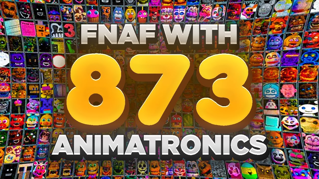 I BEAT The FNAF Game With 873 Animatronics...