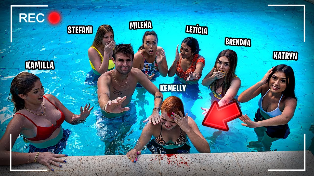 ERA PARA SER UM VÍDEO DE PISCINA MAS ISSO ACONTECEU COM A NOVATA!! [ REZENDE EVIL ]
