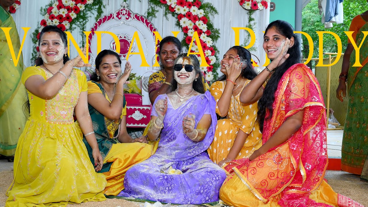 Vandana_Reddy Haldi-4K Trailer| In KRISHNAMANENI's PHOTOGRAPHY #weddingphotography