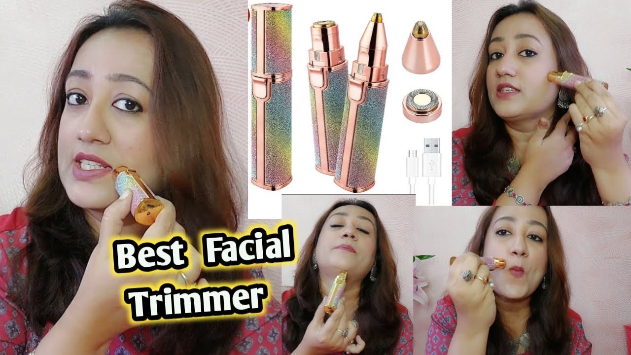 Portable Electric Eyebrow Trimmer Facial Hair Remover -Face, Lips, Nose Hair Removal Trimmer