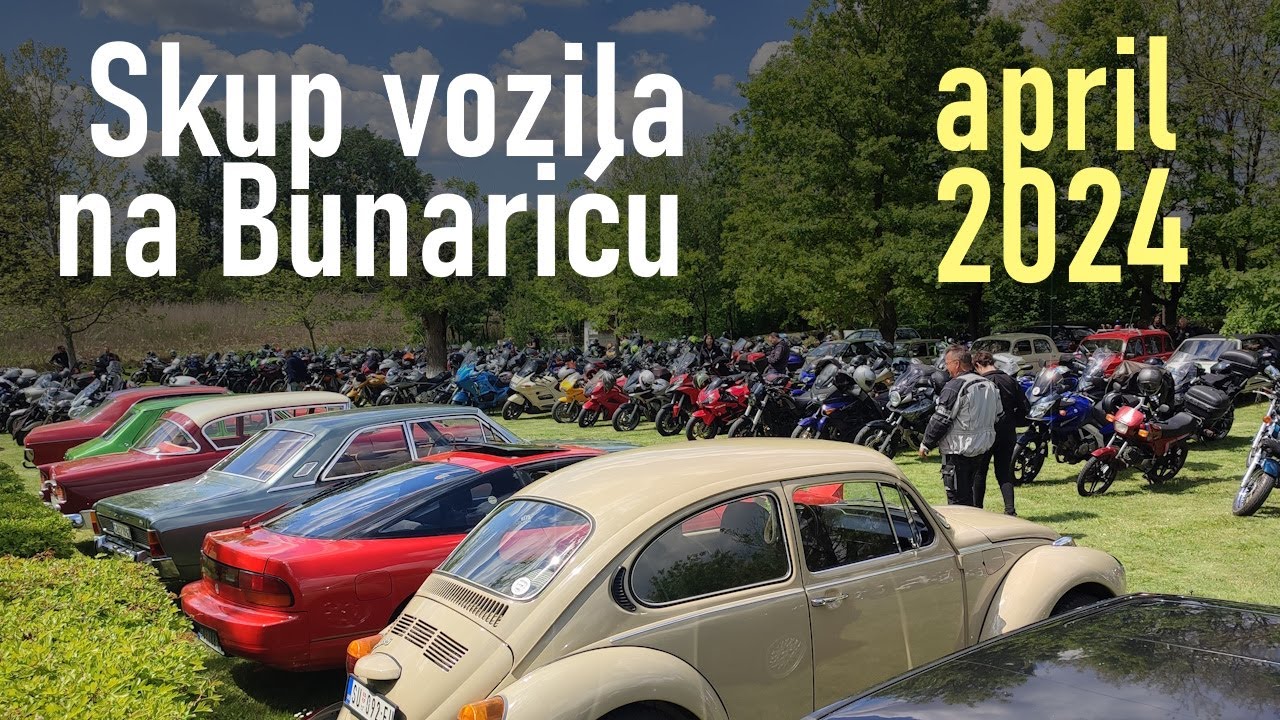Skup vozila na Bunariću i osveštavanje istih