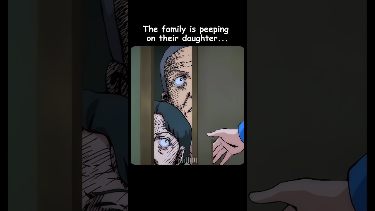 Something&rsquo;s not right with her family&hellip;😱 #anime #shorts
