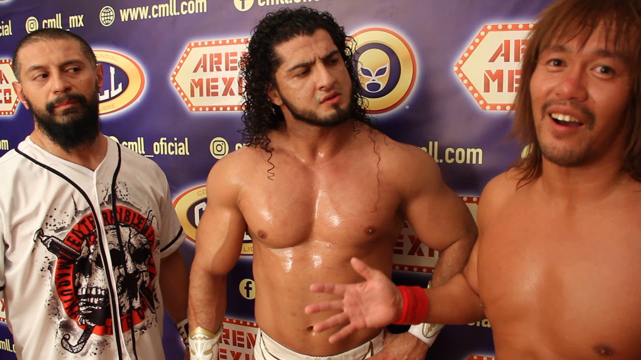CMLL  -  EL TERRIBLE, RUSH Y NAITO  - EN CALIENTE
