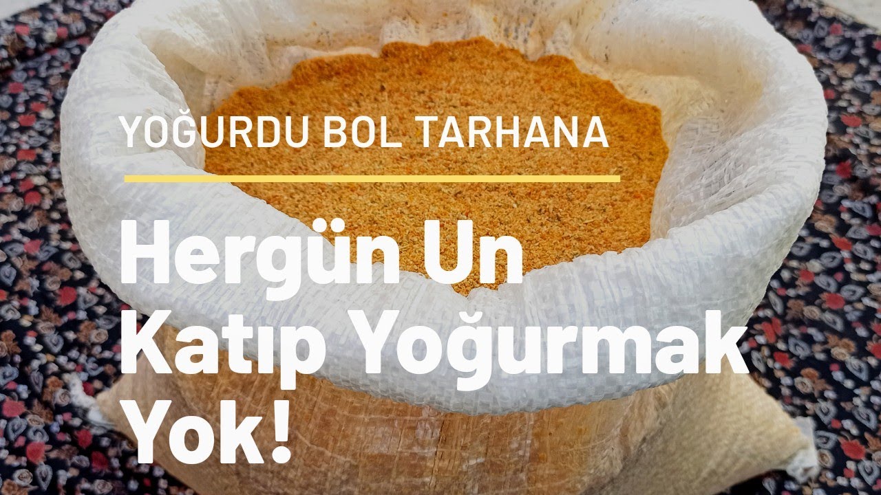 ТРАДИЦИОННЫЙ ТУРЕЦКИЙ РЕЦЕПТ ТАРХАНЫ 😋 КАК СДЕЛАТЬ ДОМАШНУЮ ТАРХАНУ | ОРГАНИЧЕСКАЯ ТАРХАНА