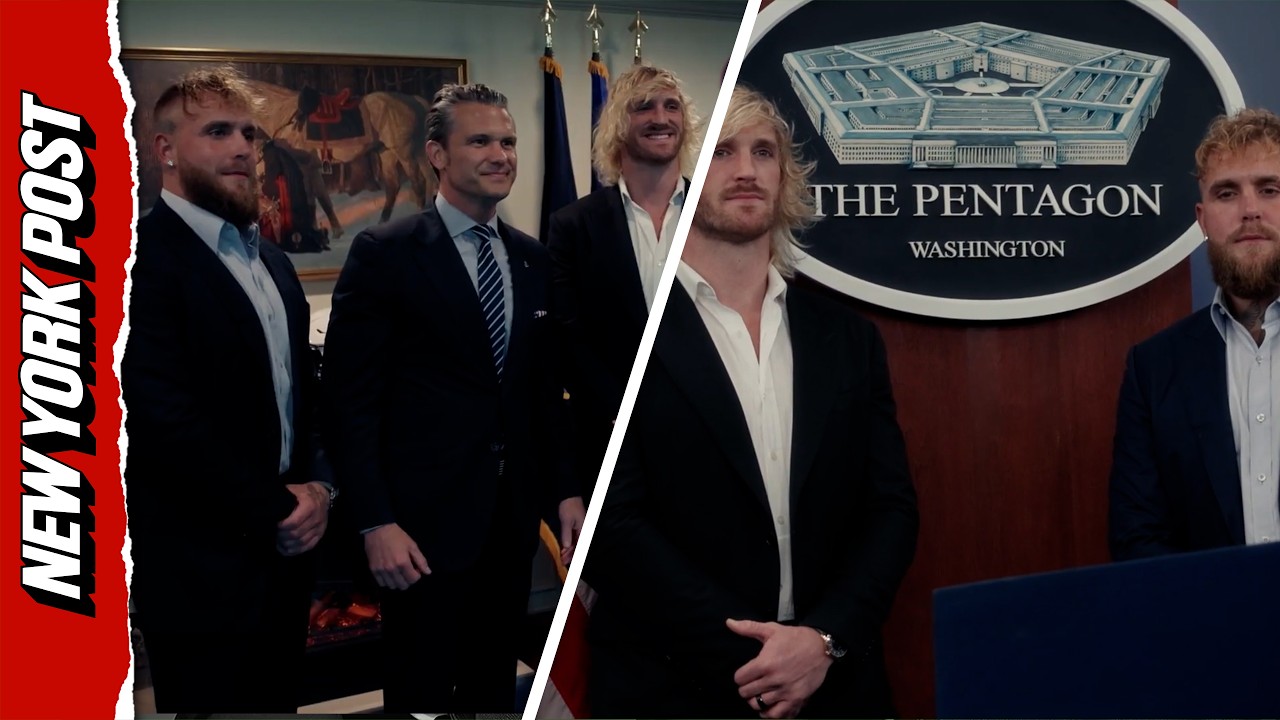 Jake i Logan Paul chwalą poświęcenie wojskowe podczas wizyty w Pentagonie
