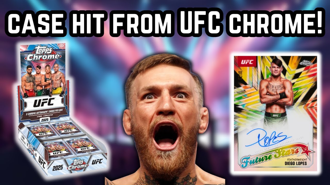 I GOT THE CASE HIT! 2025 Topps Chrome UFC Hobby Box Review!