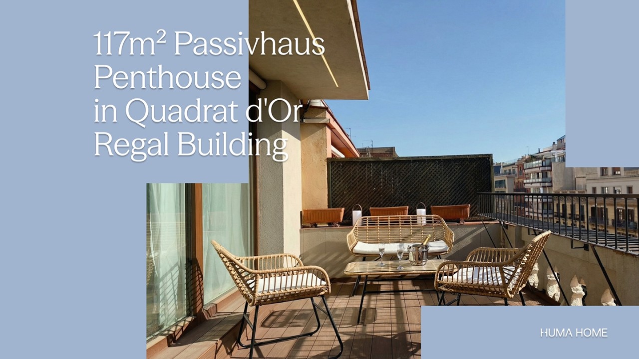 117 m² penthouse in the Quadrat d’Or Regal Building | Barcelona, Spain | For Sale