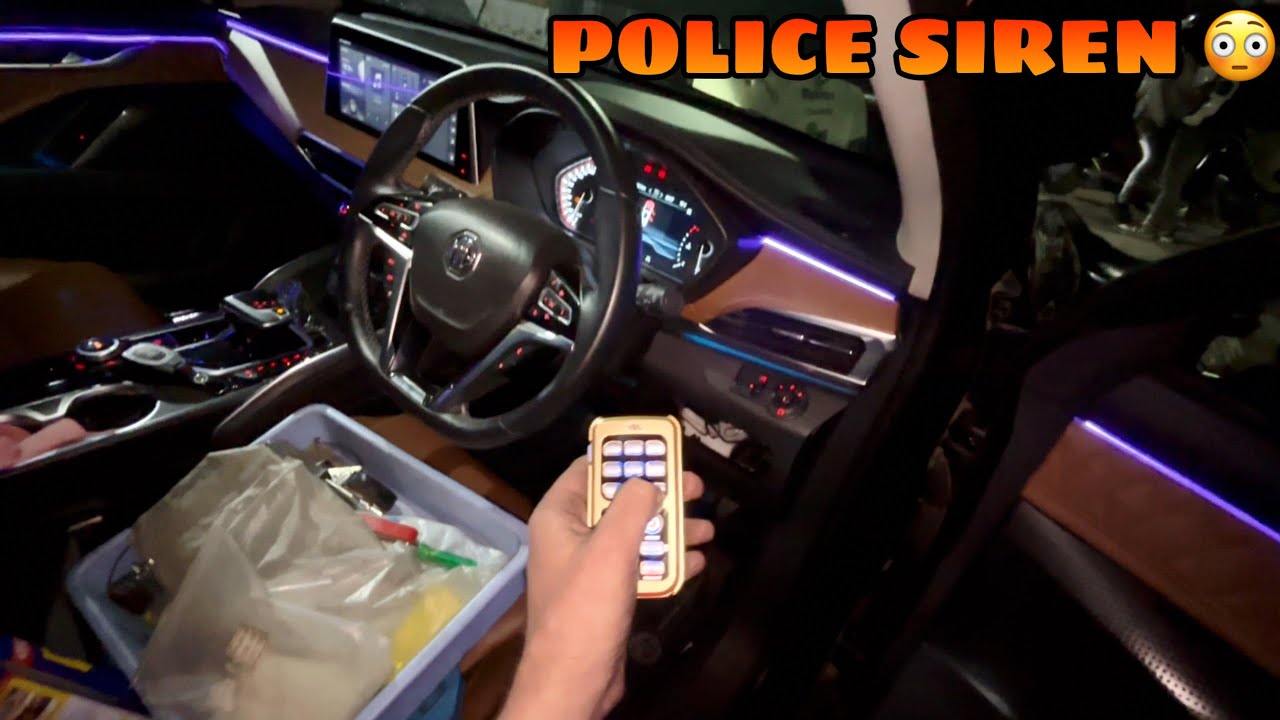 POLICE SIREN lgaya MG Gloster mai 😳