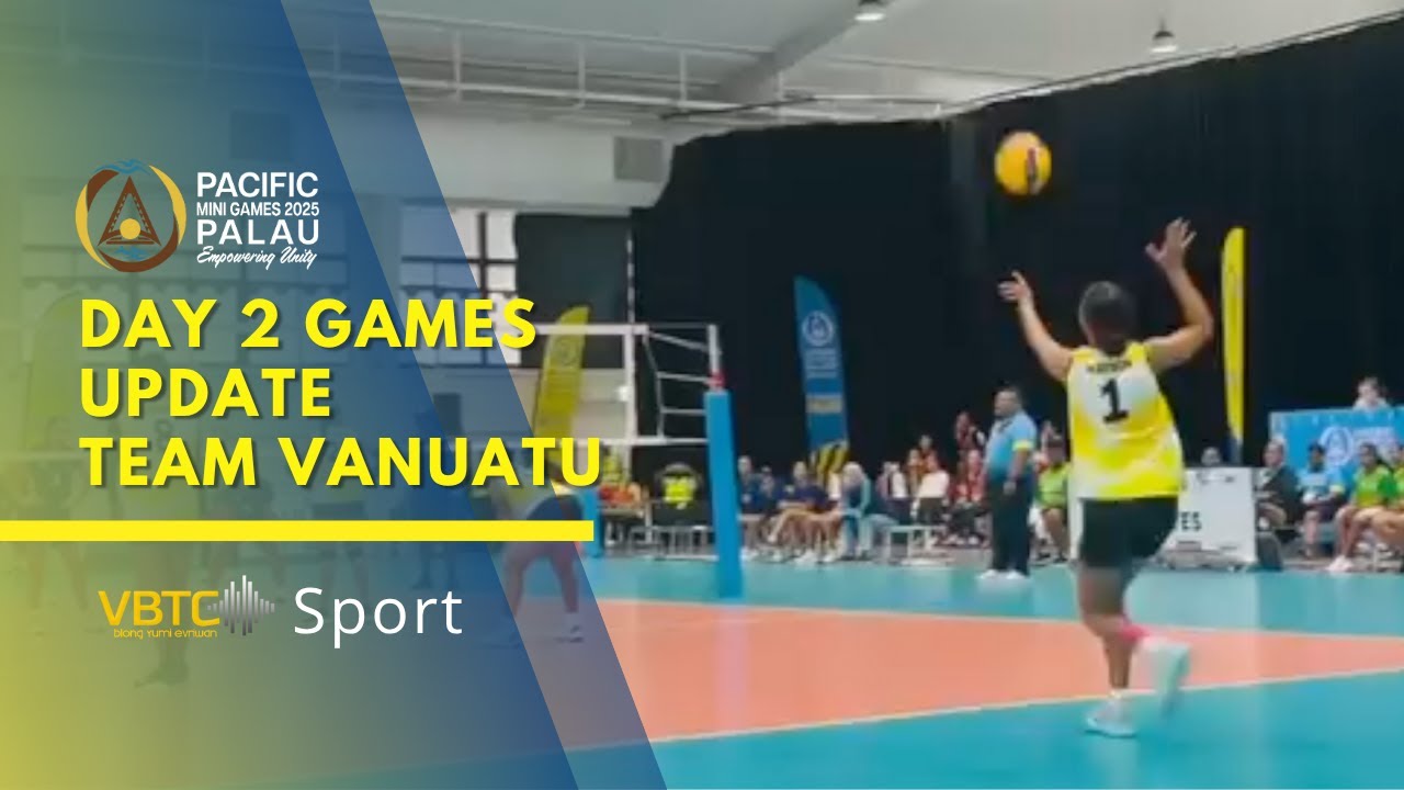 Pacific mini games Palau 2025 – Vanuatu team Day 2 highlights | VBTC Sport
