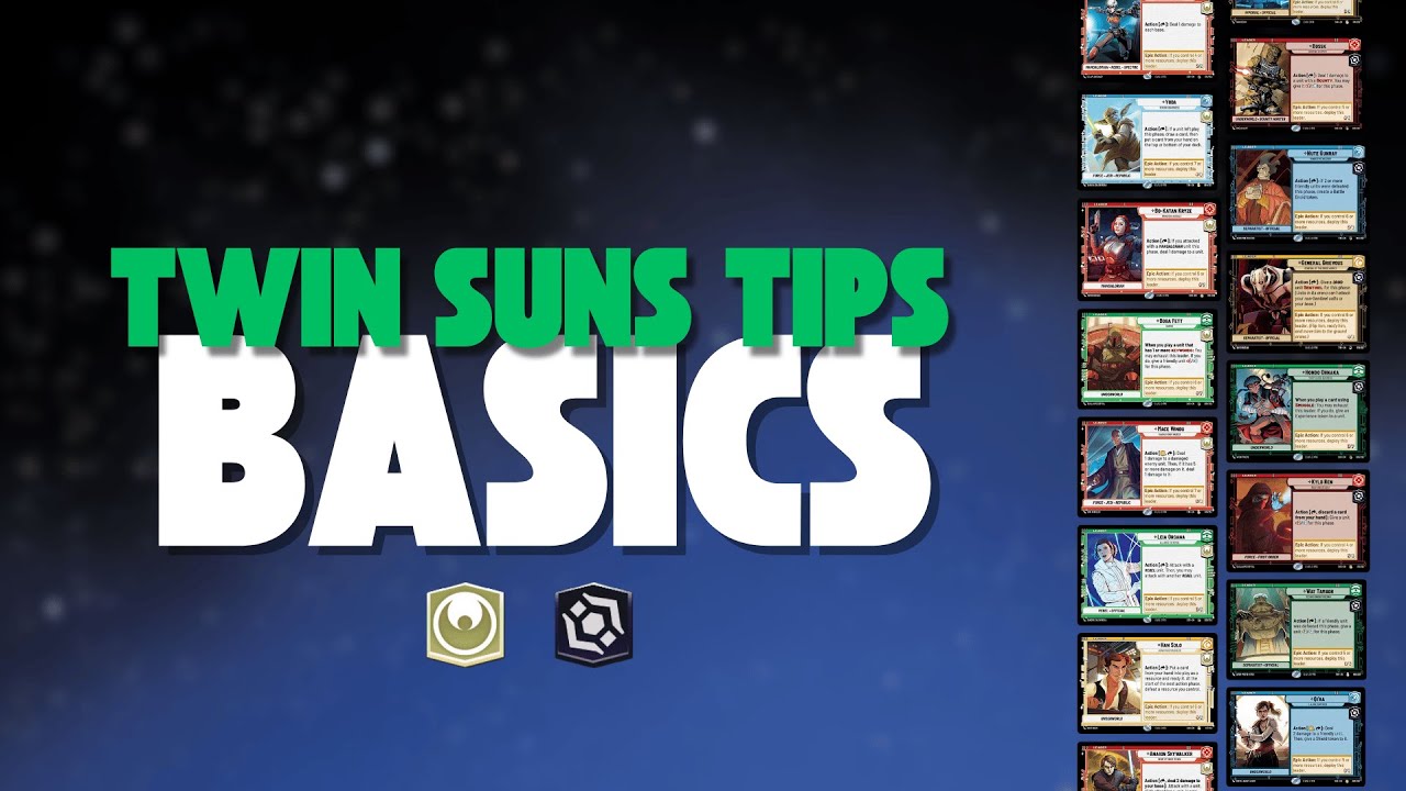 LEARN HOW TO PLAY TWIN SUNS! COMMANDER OF SWU? - Learn / Star Wars Unlimited