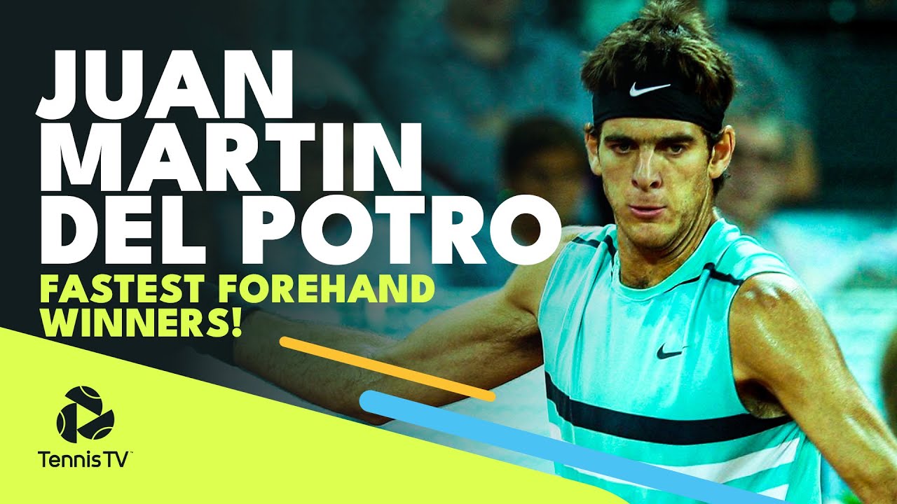 Juan Martin del Potro's Fastest Ever ATP Forehand Winners! 💥