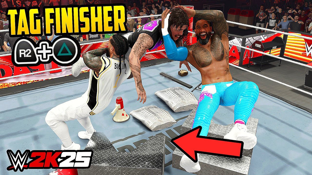 60 лучших командных финишеров в WWE 2K25!!!
