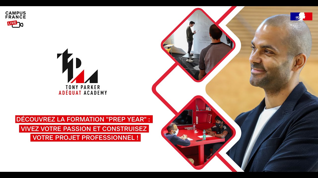 🏀 🎮♟Tony Parker Adéquat Academy / A la découverte d'une formation  alliant passion, études et emploi