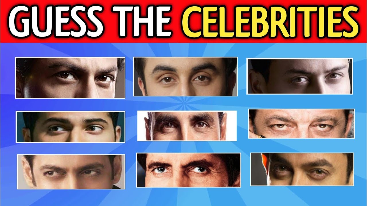 Guess The Bollywood Celebrity By Eyes | Guess The Celebrity |Guess The Actor| Bollywood Quiz |