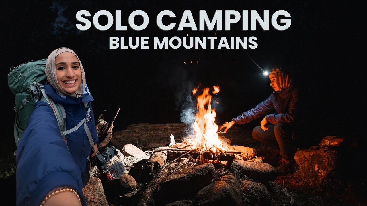 Silent Solo Camping by the River | BLUE MOUNTAINS Australia