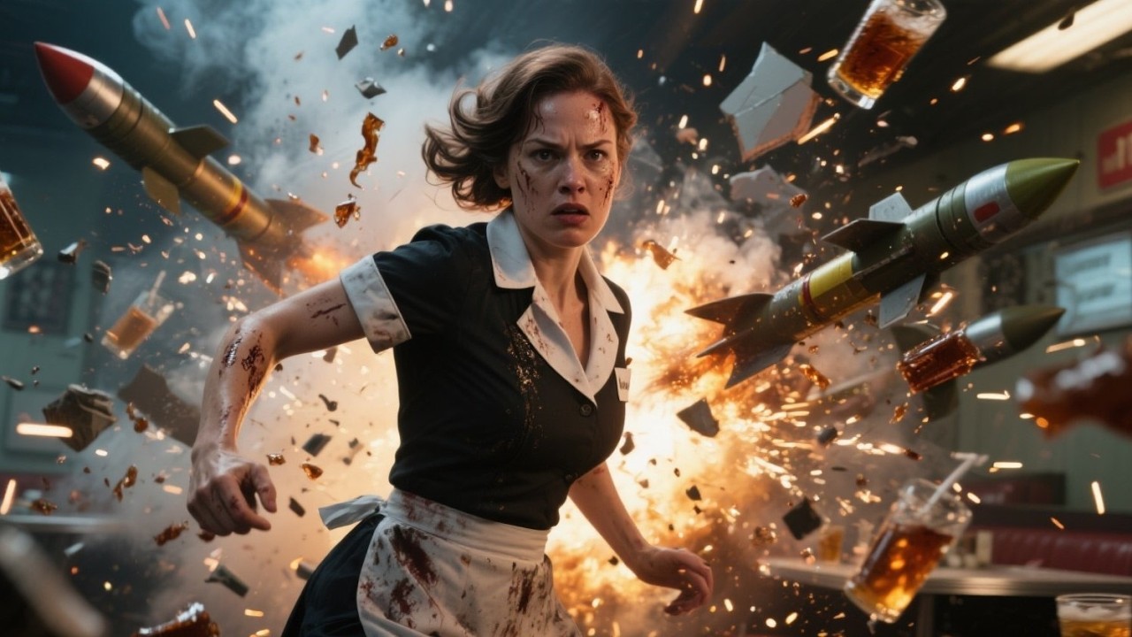 “She Was Meant to Serve Drinks — Not Face Missiles… Until That Day |Emotional Stories....
