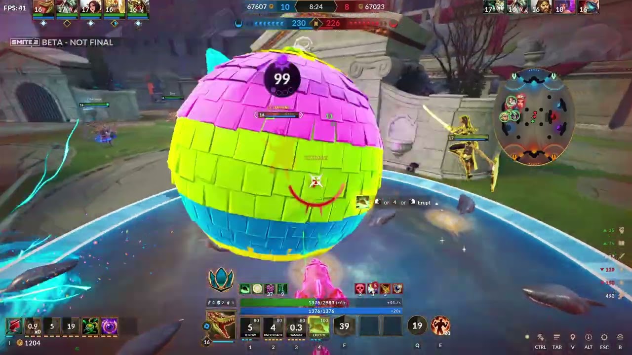 6-4 Croc Get Kills But Lose | Sobek | Arena Match | Smite 2