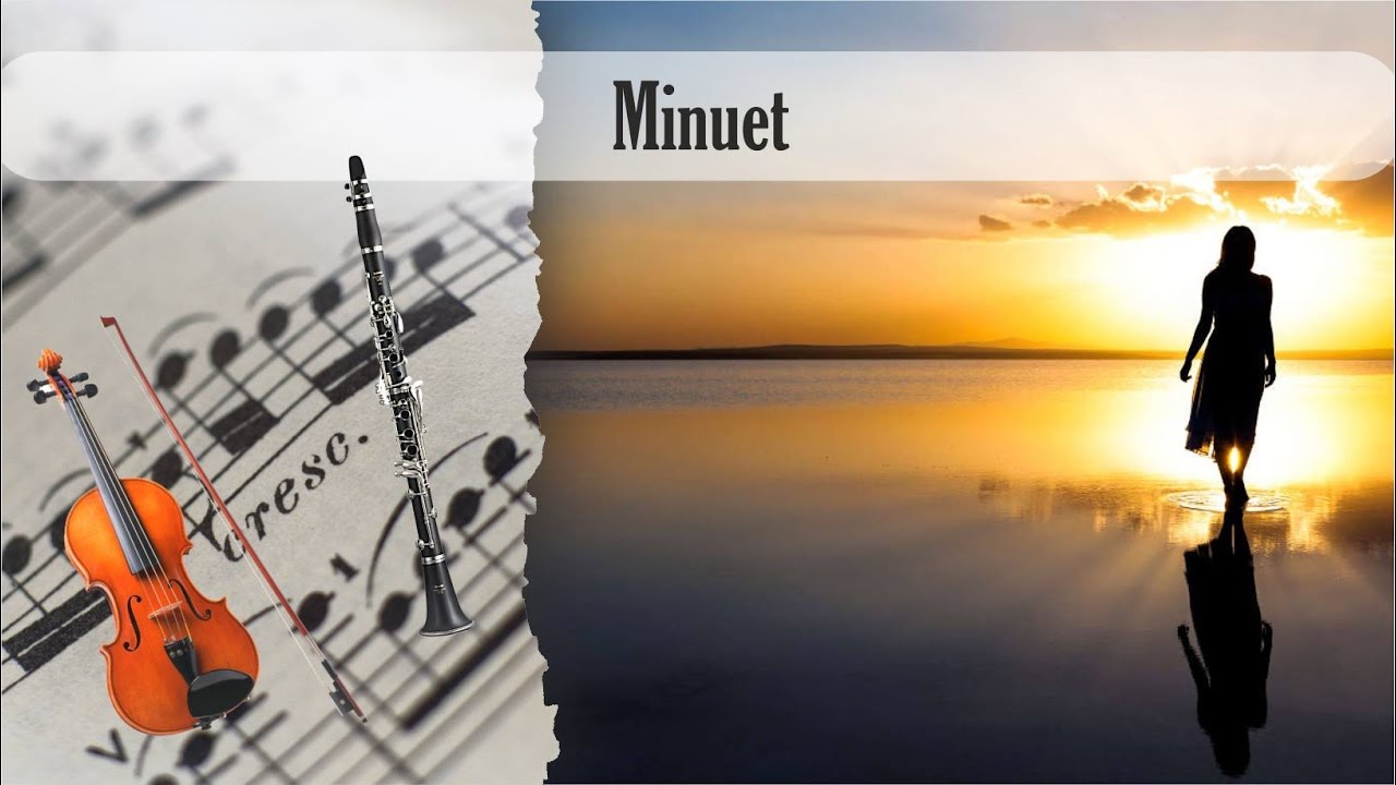 Partitura Minuet Duo Violín y Clarinete Soprano