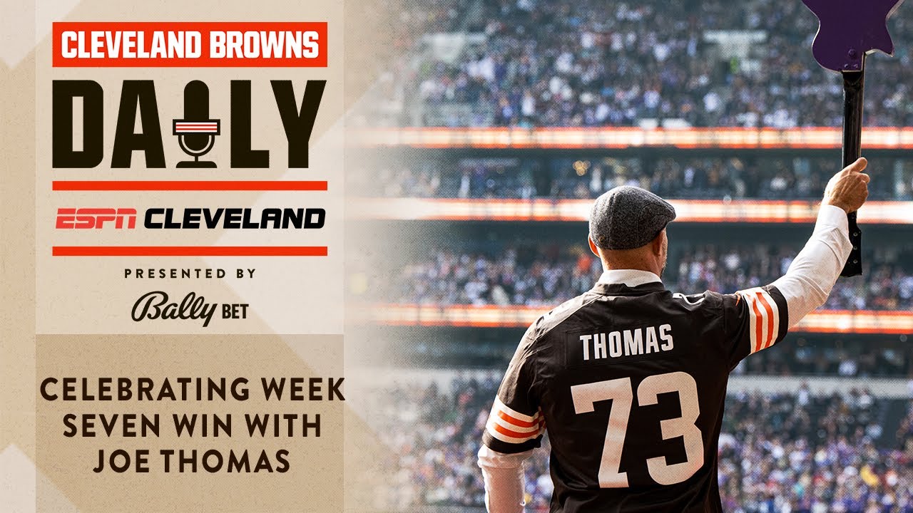 Celebrating Week Seven win with Joe Thomas | Cleveland Browns Daily - 10.20.25