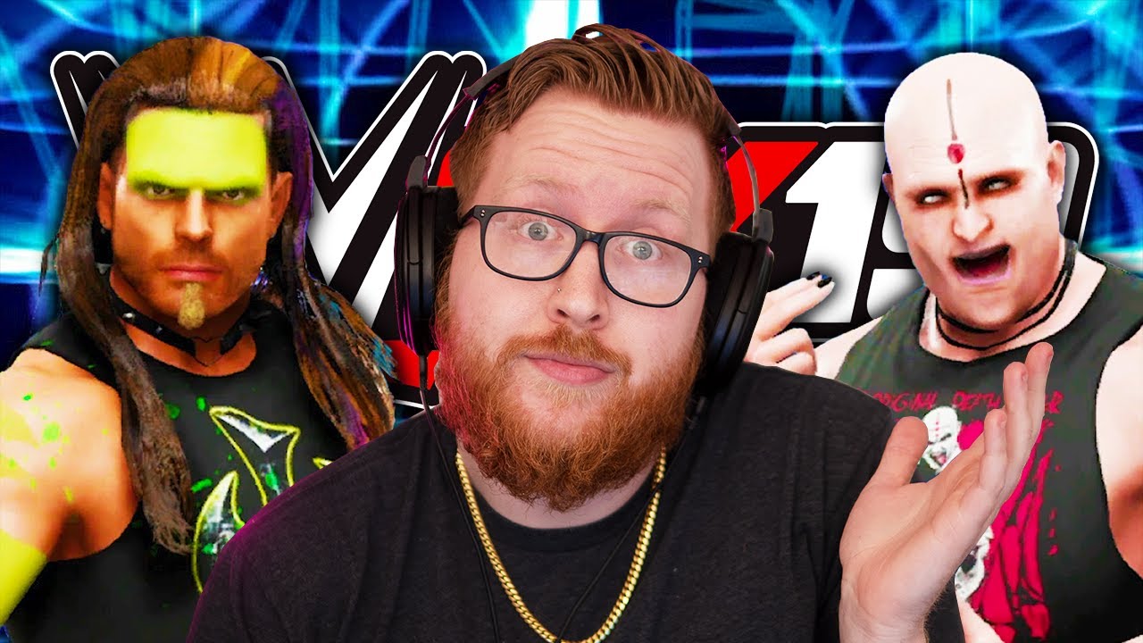 WWE 2K19 but it is all created wrestlers in this tournament