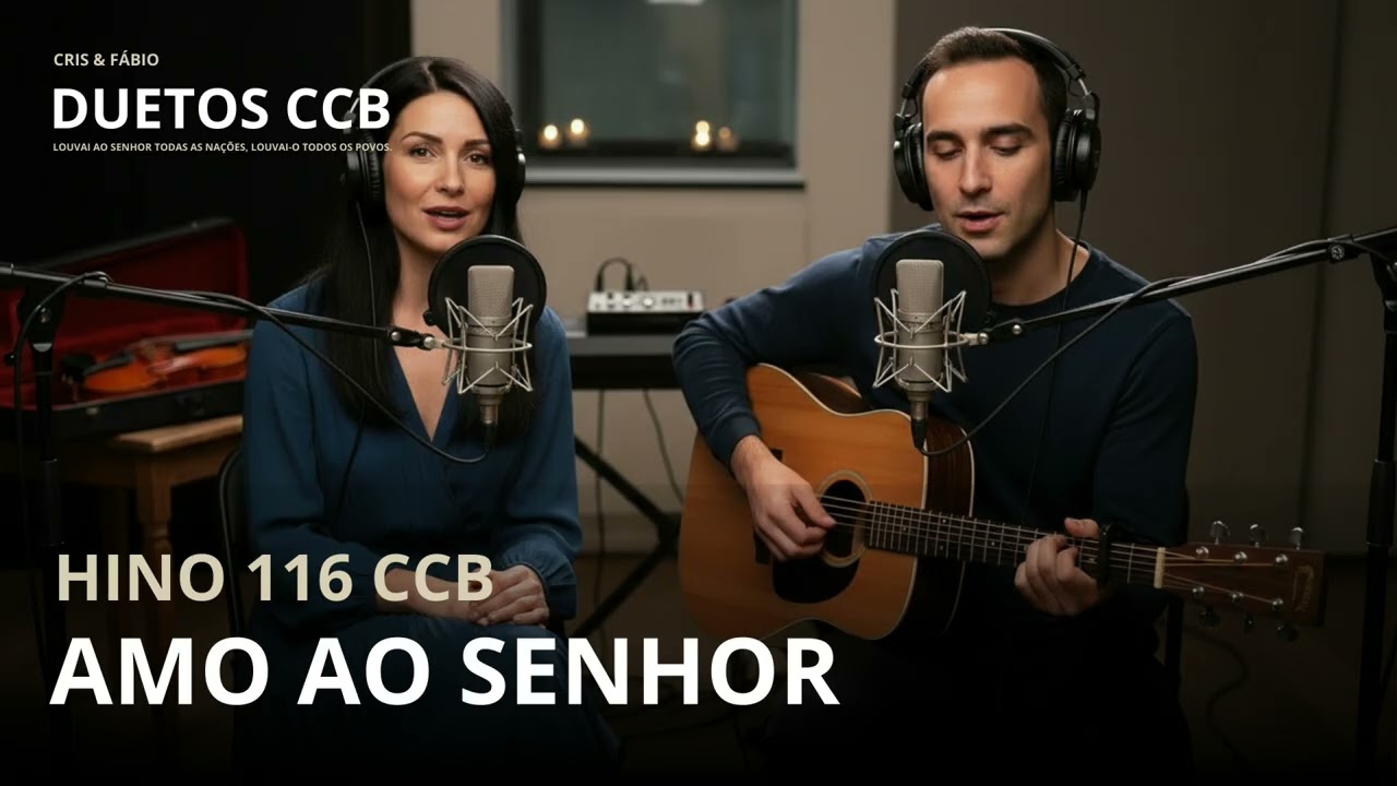 Amo ao Senhor - Hino 116 CCB - Cris e Fábio Duetos CCB