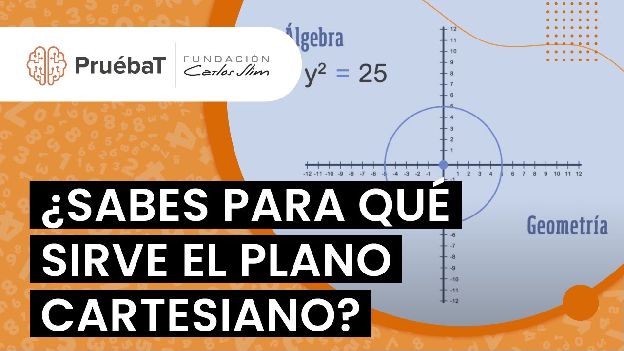 ¿Sabes para qué sirve el plano cartesiano?