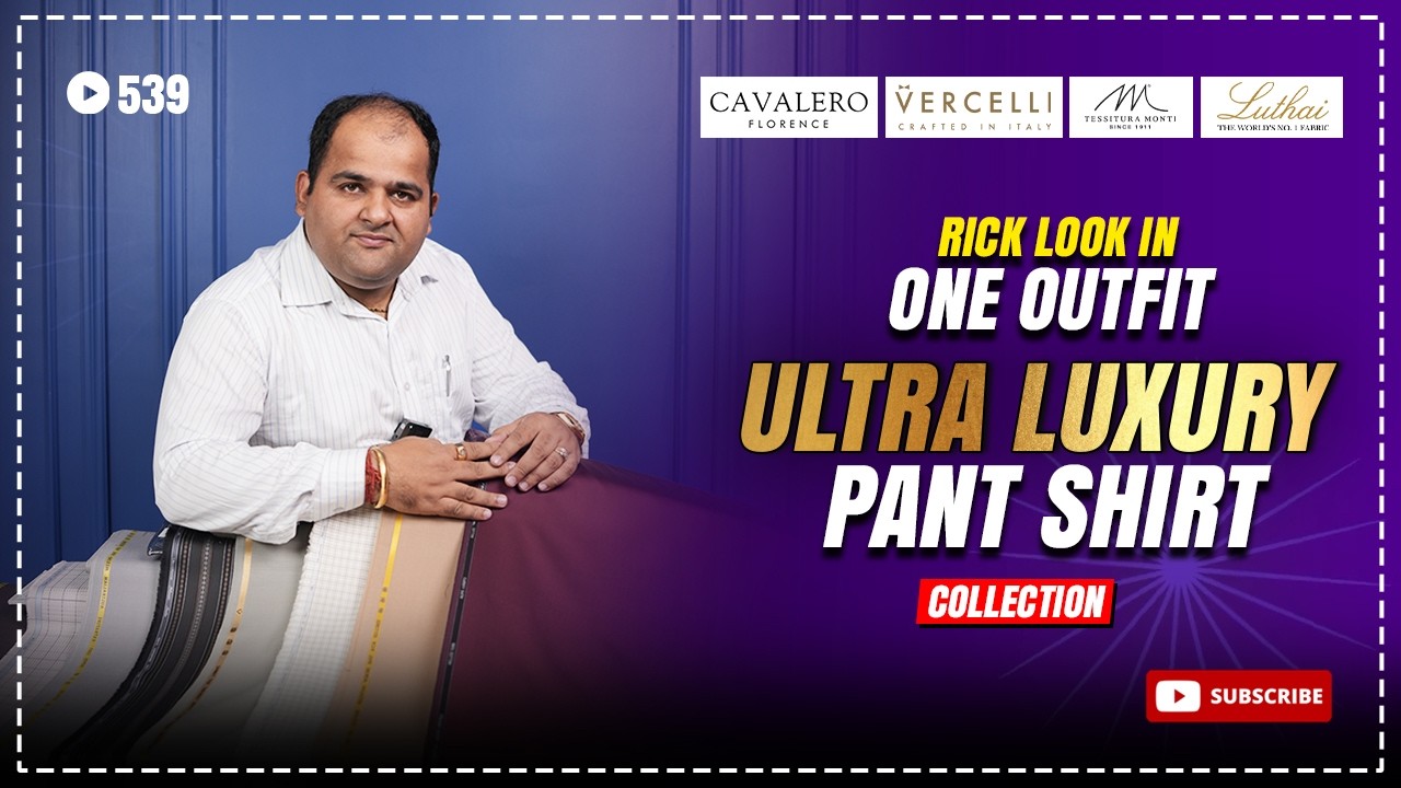 Stop Dressing Like a Commoner! Top 7 Extra Luxury Billionaire Pant Shirt Fabrics Combinations 2026