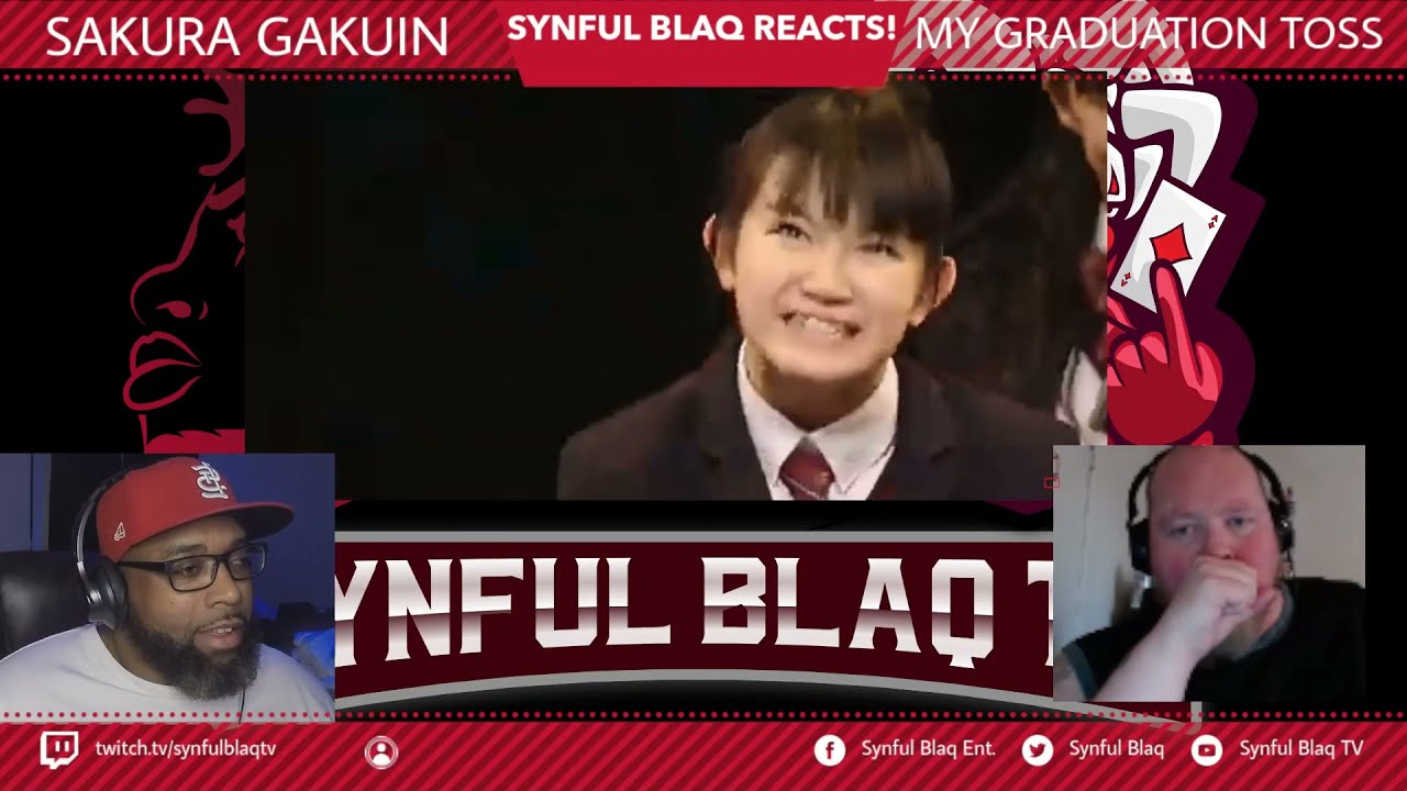 Our Future Queens Synful Blaq Reacts - Sakura Gakuin - My Graduation Toss